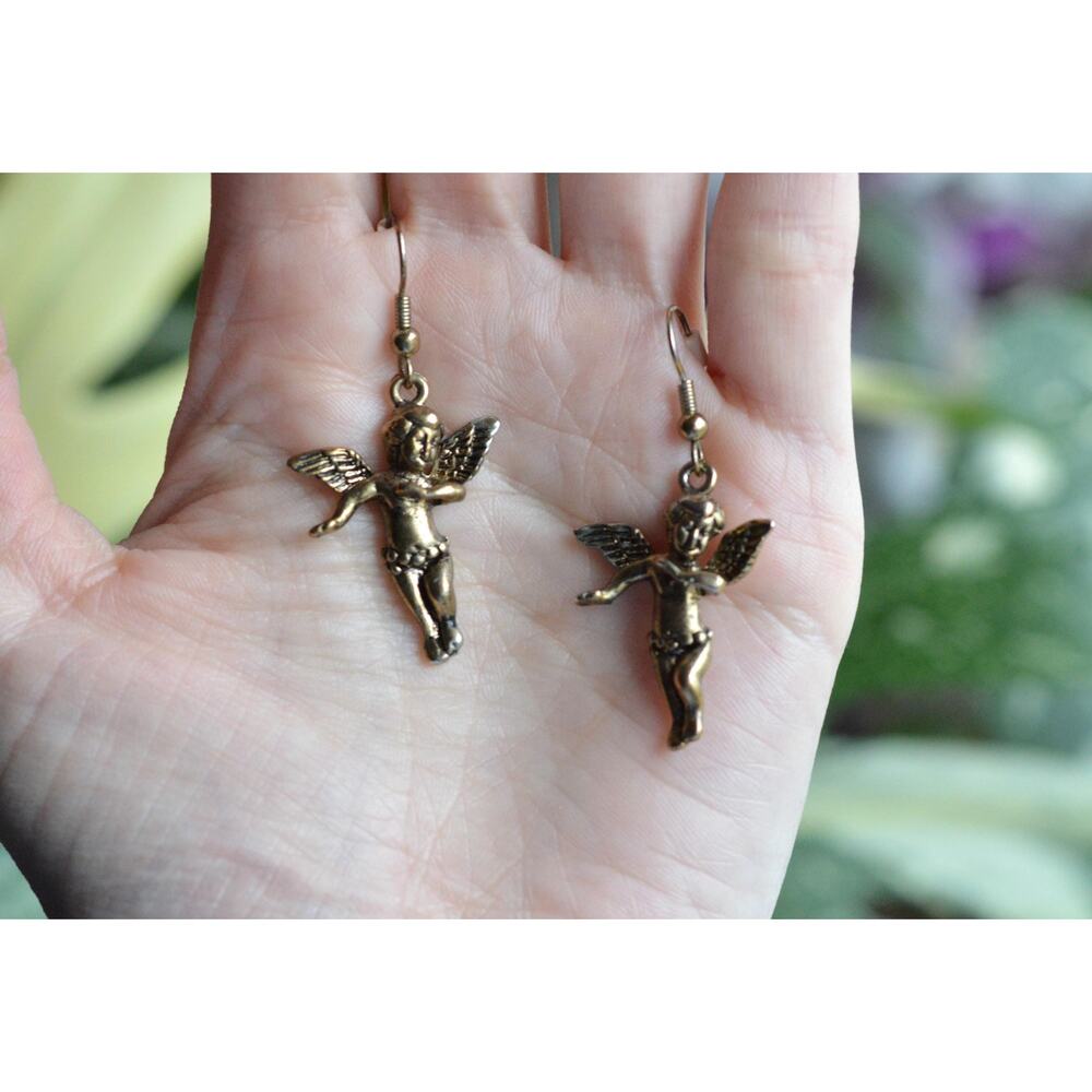 Vintage Cherub Angel Earrings • © BR Barbieri & Rigamonti